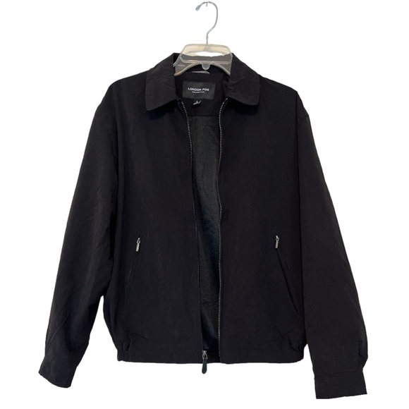 London Fog men’s size Small black light jacket - Picture 1 of 8